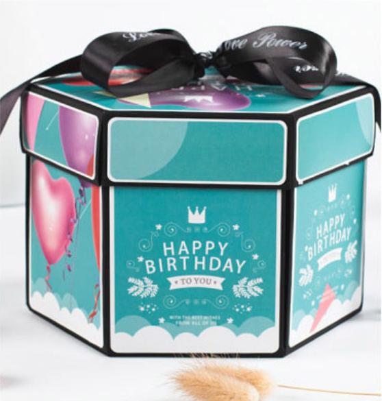 BOOM BOX- HEXAGONAL LOVE PHOTO ALBUM