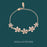 2020 NEW Fashion style sliver jewelry five flower charm bracelet