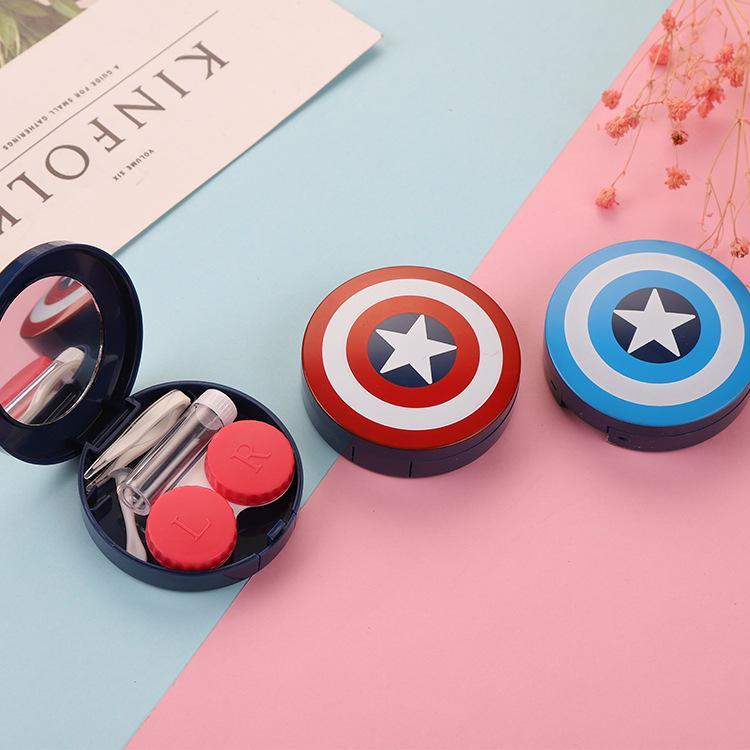 Contact lens case captain contact lens case