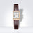 Rectangular fashion quartz watch waterproof simple compact high appearance level women's watch