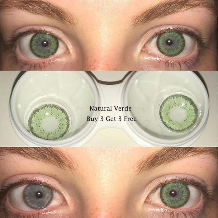 Natural Verde (12 Month) Contact Lenses - ilabar