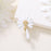 Gold plated jewelry beautiful daisy flower Enamel glaze ring