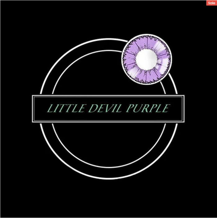 Eye Circle Lens Little Devil Purple Colored Contact Lenses