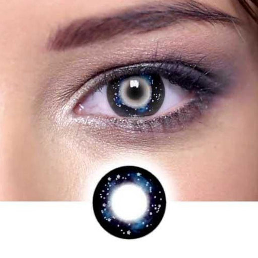 Cosplay black pupil starry sky (12 months) contact lenses