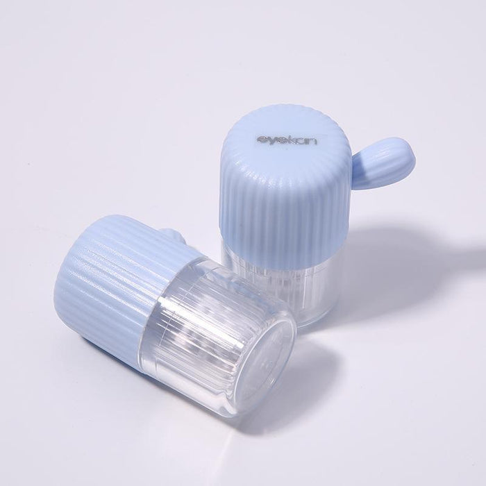 Contact lens cleaner portable cute simple beauty lens cleaner automatic manual contact lens case
