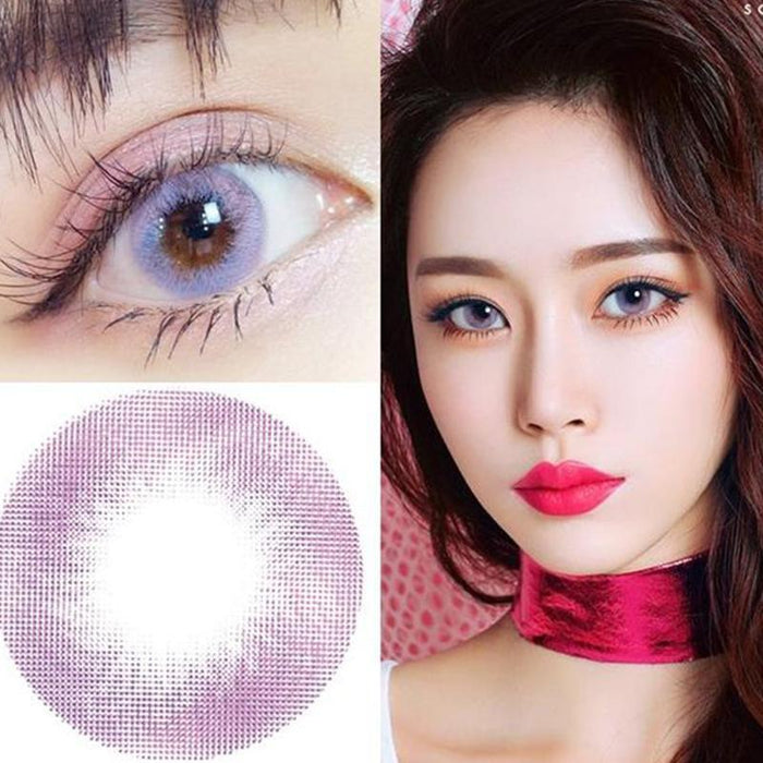 Crystal Violet (12 months) contact lenses
