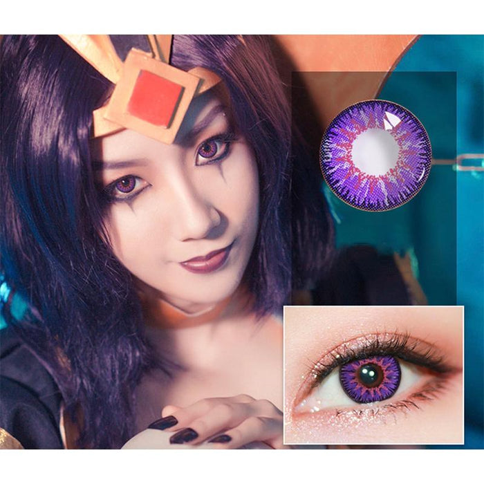 cosplay purple eyes (12 months) contact lenses
