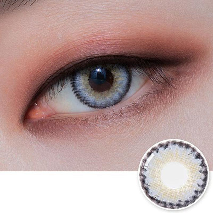 Three-color cosmetic contact lenses (12 months) contact lenses