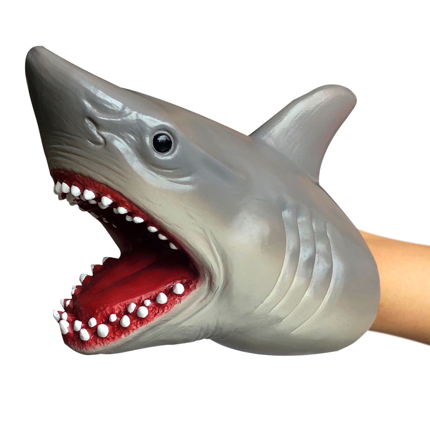 Shark Puppet Realistic Soft Rubber Shark Toy For Children Boys And Girls