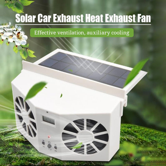 Free Shipping Today - Solar Car Exhaust Heat Exhaust Fan