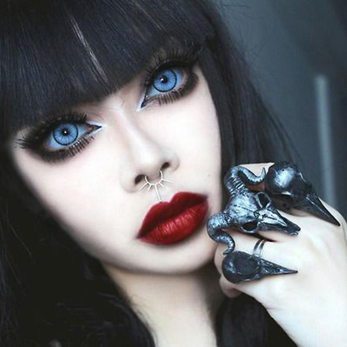 cosplay big eye blue-gray (12 months) contact lenses