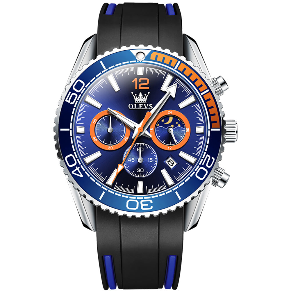 Stylish Multi-functional Waterproof Men's Watch