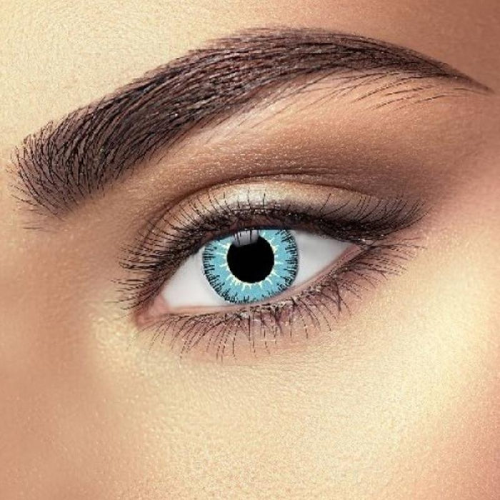 Natural shiny ice blue eyes (12 months) contact lenses