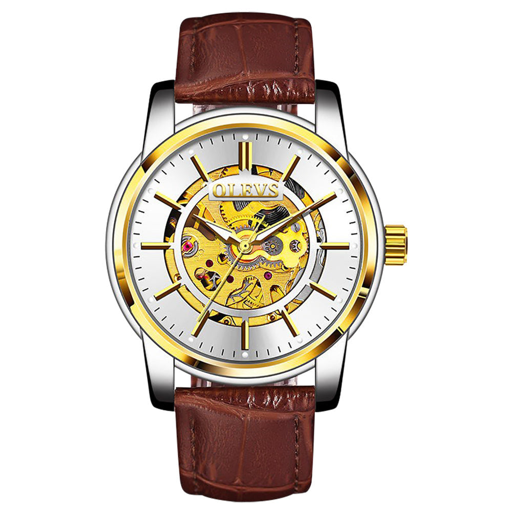 Multi-function Hollow Mechanical Watch For Men