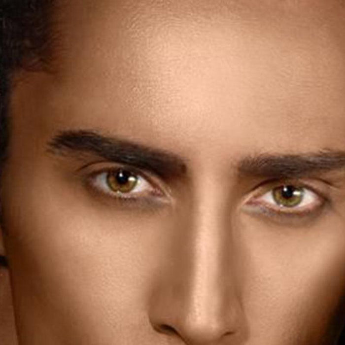 Men's natural brown (12 months) contact lenses