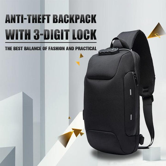 [Free Shipping] Anti-theft Backpack With 3-Digit Lock