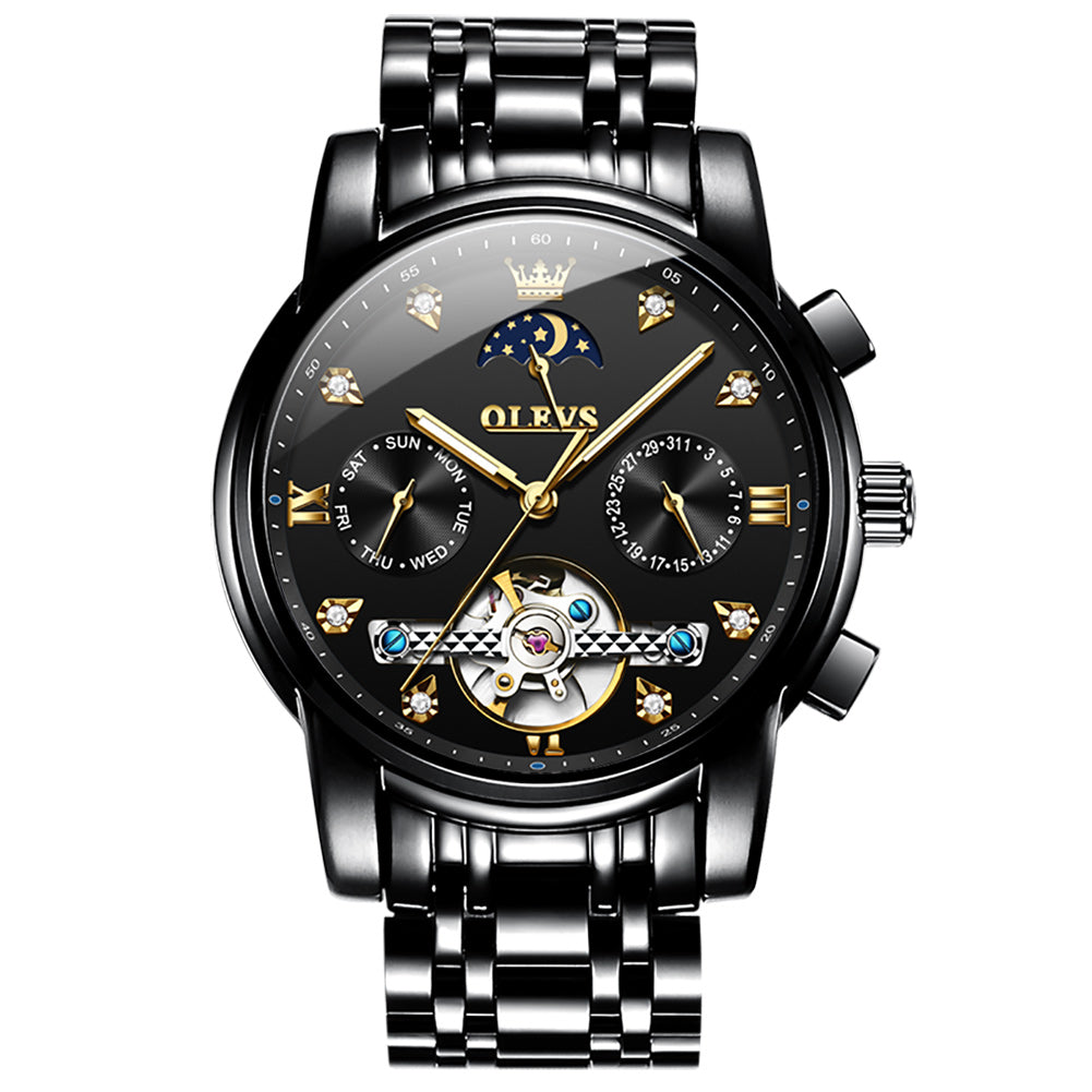 Hollow Out multi-function Automatic Mechanical Watch Men's Watch