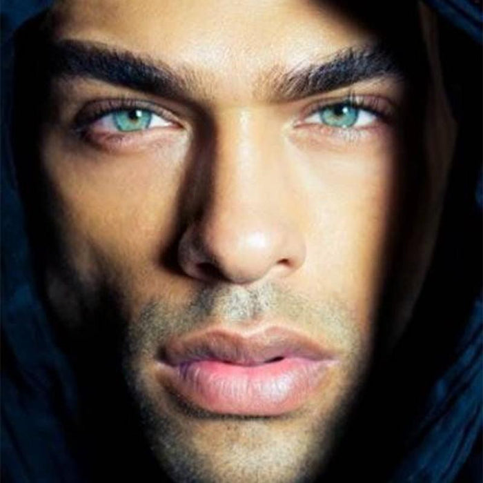 Men's Beauty Makeup Transparent Green (12 Months) Contact Lenses