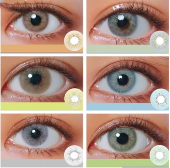 1 Pair  Bitas Ocean Color  Beautiful Pupil Contact Lenses Cosmetic Contact Lens Eye Color (2pcs)