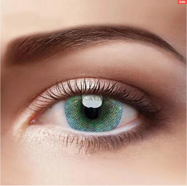 Eye Circle Lens Aurora Blue Colored Contact Lenses