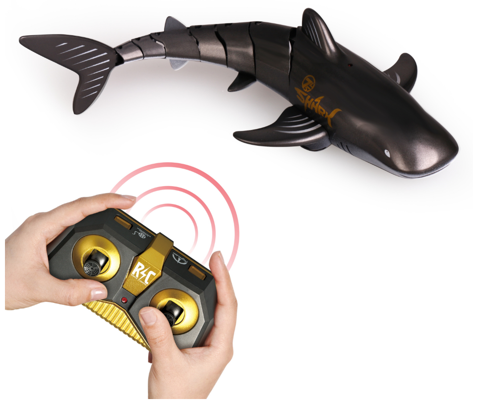 Remote Control Shark Simulation Swinging Fish Summer Children's Splashing Toy