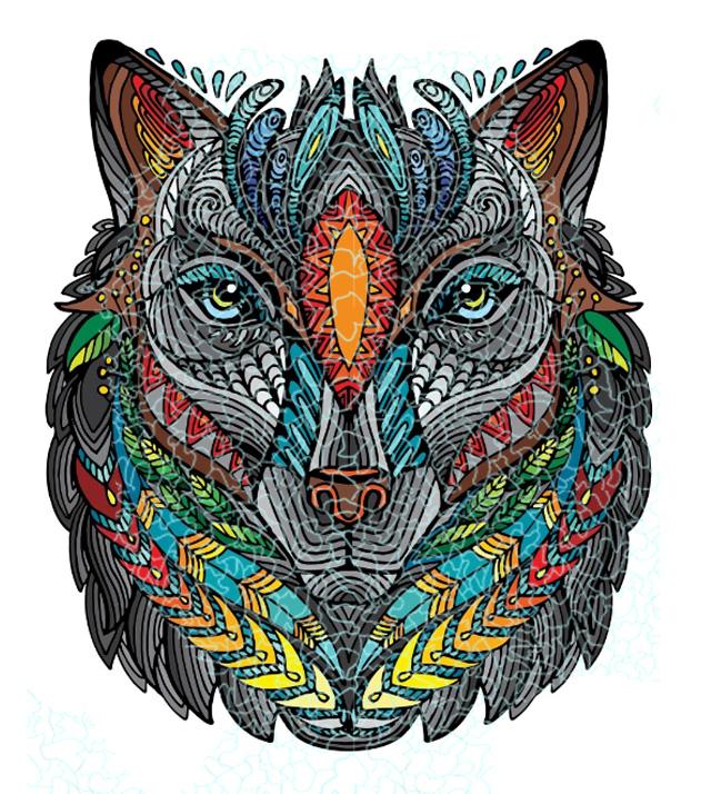 Lonely wolf Jigsaw Puzzle