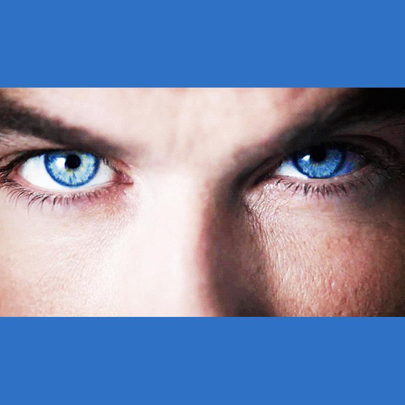 Men's deep sea blue (12 months) contact lenses