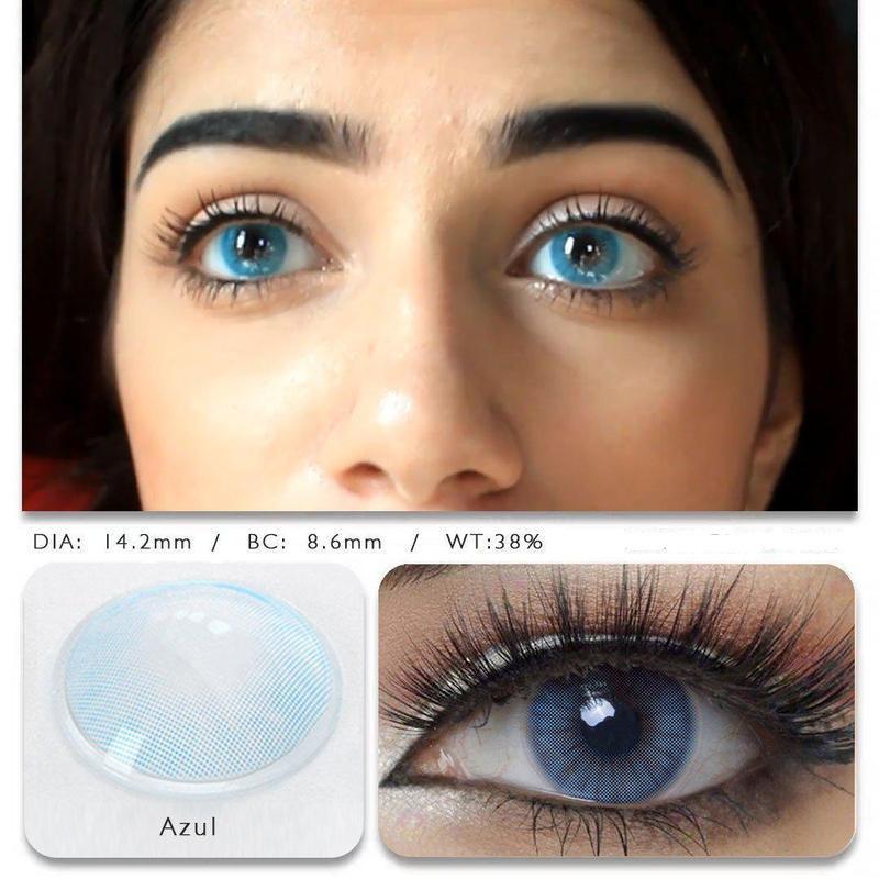 Hidrocor Azul (12 Month) Contact Lenses - ilabar