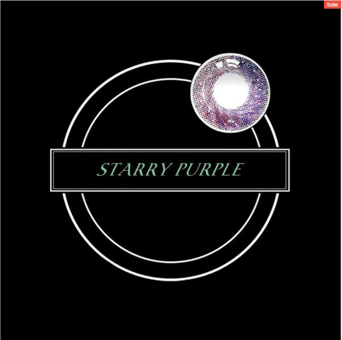 Eye Circle Lens Starry Purple Colored Contact Lenses