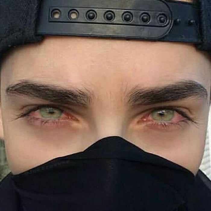 Men's light candy green eyes (12 months) contact lenses