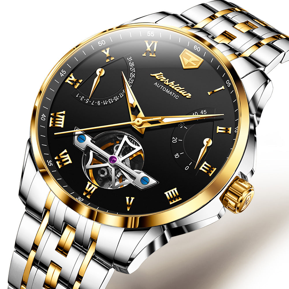 Tourfette Automatic Mechanical Watch Multifunctional Waterproof Luminous Fashion Men's Watch