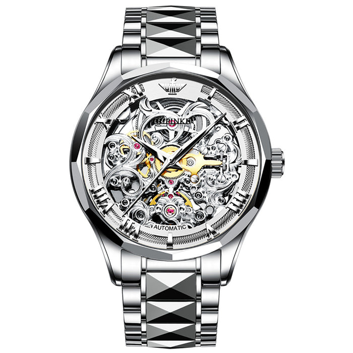 Business Luminous Men's Mechanical Watch Multiple Strap Options