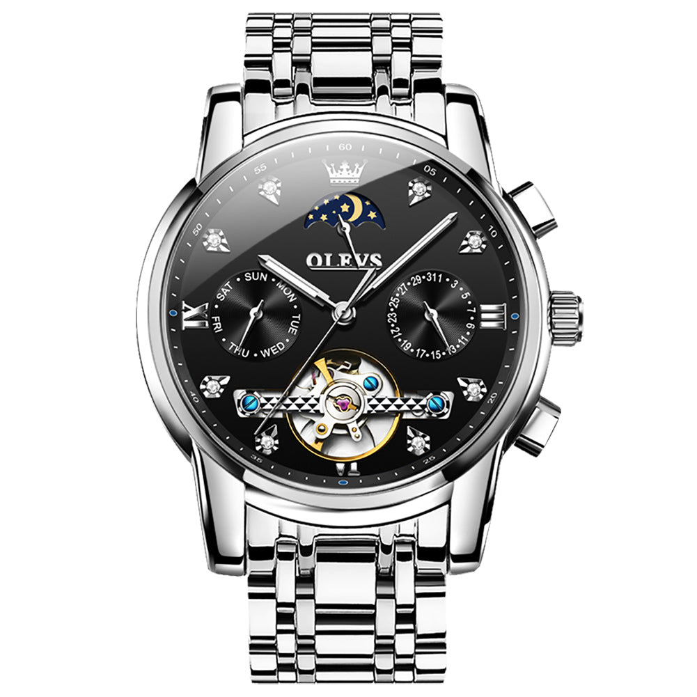 Hollow Out multi-function Automatic Mechanical Watch Men's Watch