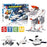 CIRO Space Toys 4-in-1 Building Toys Learning Science Kit Solar Power Robot Kit Space Explorer Fleet STEM Toys for Kids
