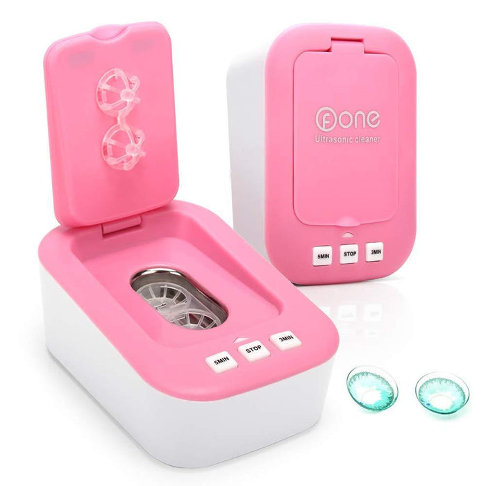 New Contact Lens Cleaner Travel Mini Ultrasonic Contact Lens Cleaner Kit