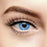 Snowflake shiny blue (12 months) contact lens