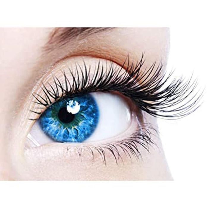 Star blue (12 months) contact lenses