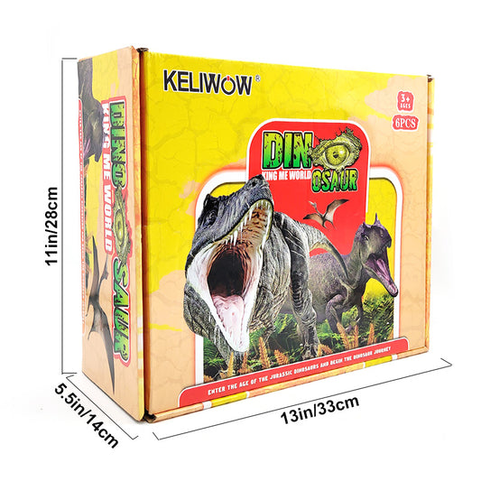 KELIWOW Dinosaur Toy 13-Inch Soft PVC Dinosaur Figurines For Children 3 Years And Up