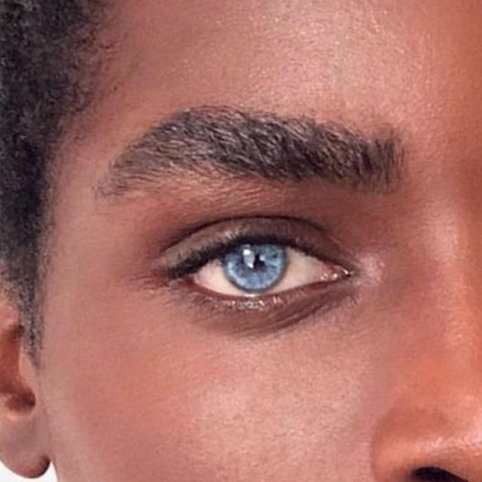 Men's clear sea blue (12 months) contact lenses