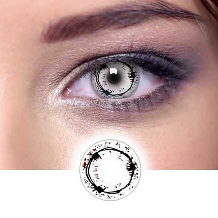 cosplay blood mark (12 months) contact lenses