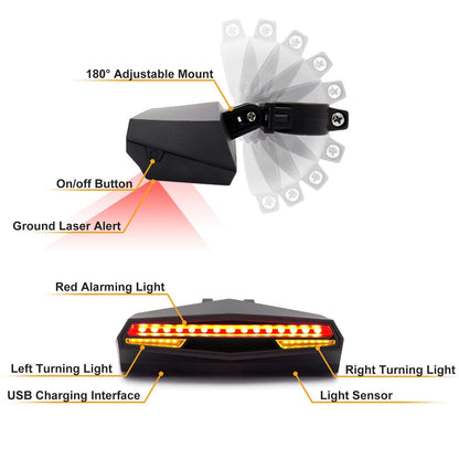 AMPULLA - Bike Remote Control Tail Light (Free Shipping Today)