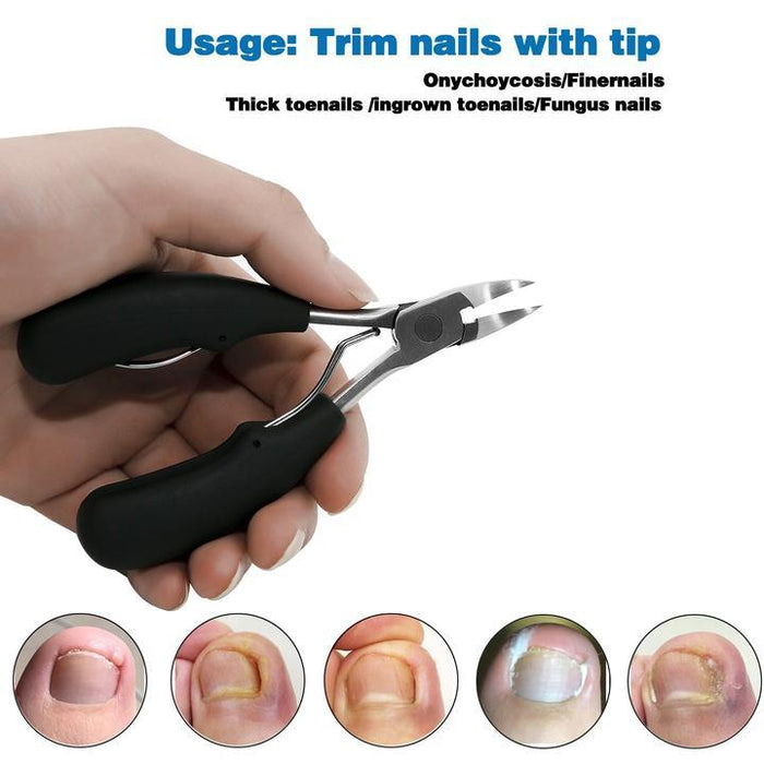 【50% OFF TODAY!!】PRECISION TOENAIL CLIPPERS FOR THICK OR INGROWN TOENAILS BEST NAIL CLIPPER & PEDICURE TOOL FOR SENIORS