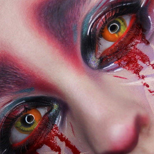 COSPLAY ORANGE（TWO PIECE）CONTACTS LENS