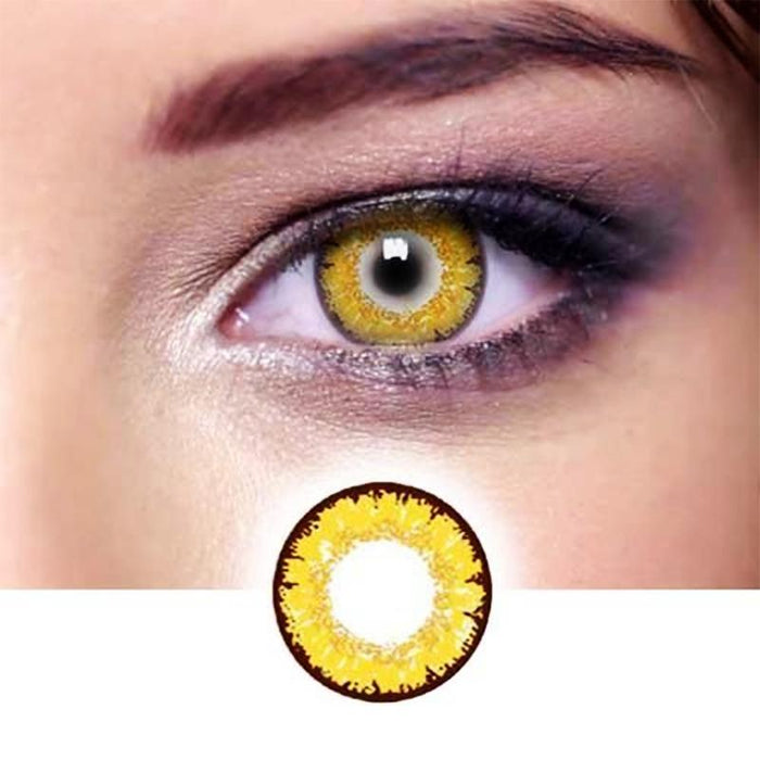 Rainbow Candy Bright Yellow (12 months) contact lenses