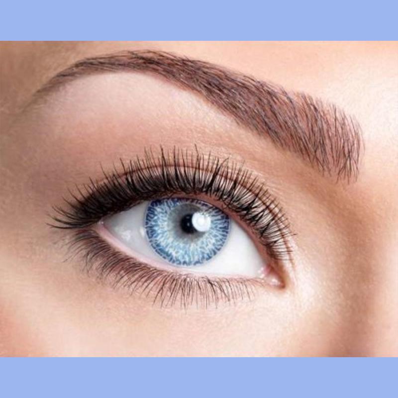 Natural ice crystal blue (12 months) contact lenses