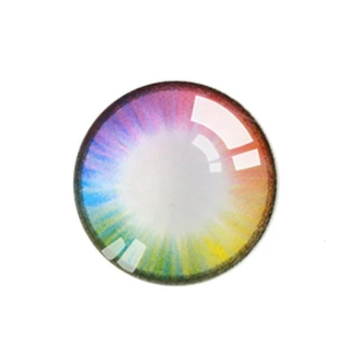 cosplay multicolored rainbow eyes (12 months) contact lenses