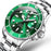 Glow-In-The-Dark Waterproof Green Ghost Mechanical Watch Men's Watch