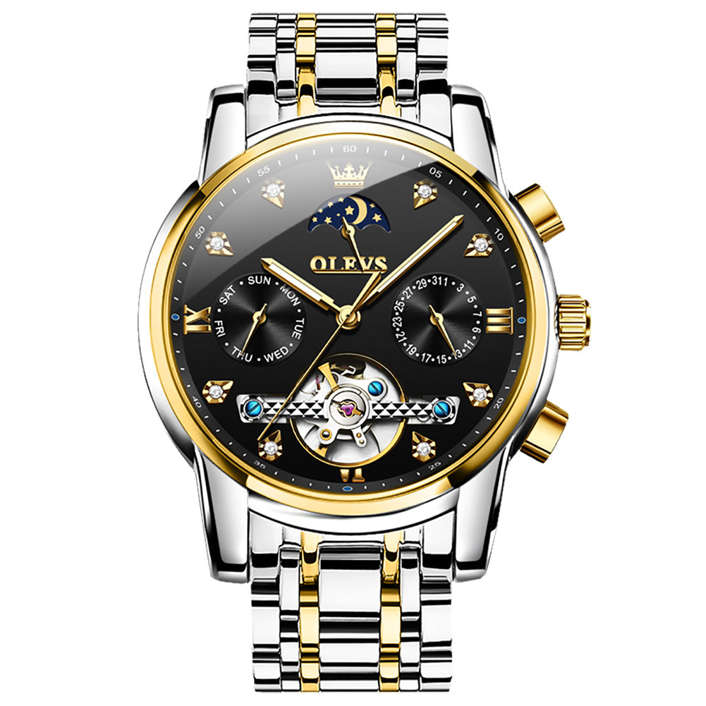 Hollow Out multi-function Automatic Mechanical Watch Men's Watch