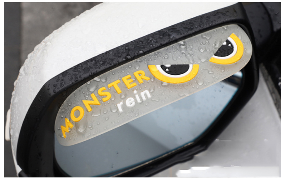 Cartoon Car Rear-view Mirror Rain Shield Reflector Rain Shield
