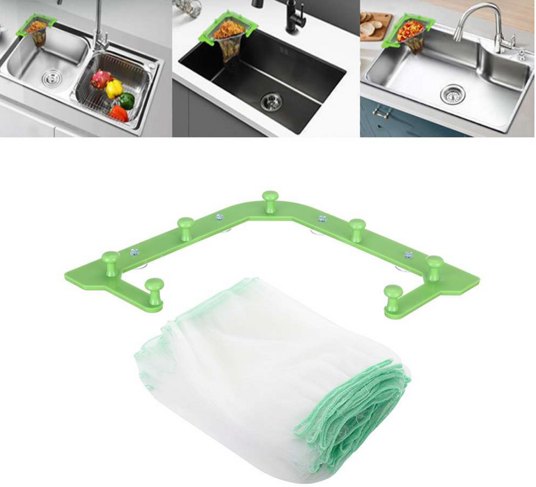 Kitchen Disposable Net Inverted Triangle Hanging Net leftovers Water Rack